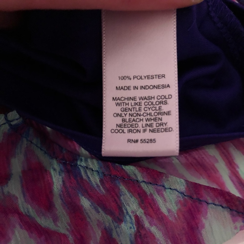 NWOT Express Relaxed Fit Shirred Bottom Tank Top - Picture 5 of 6